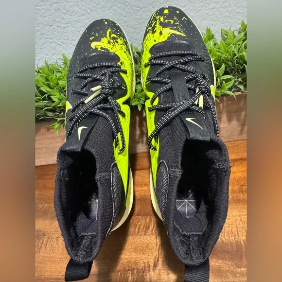 Nike Alpha Huarache NXT MCS “All Star” Black/Lime/Volt Baseball Cleats